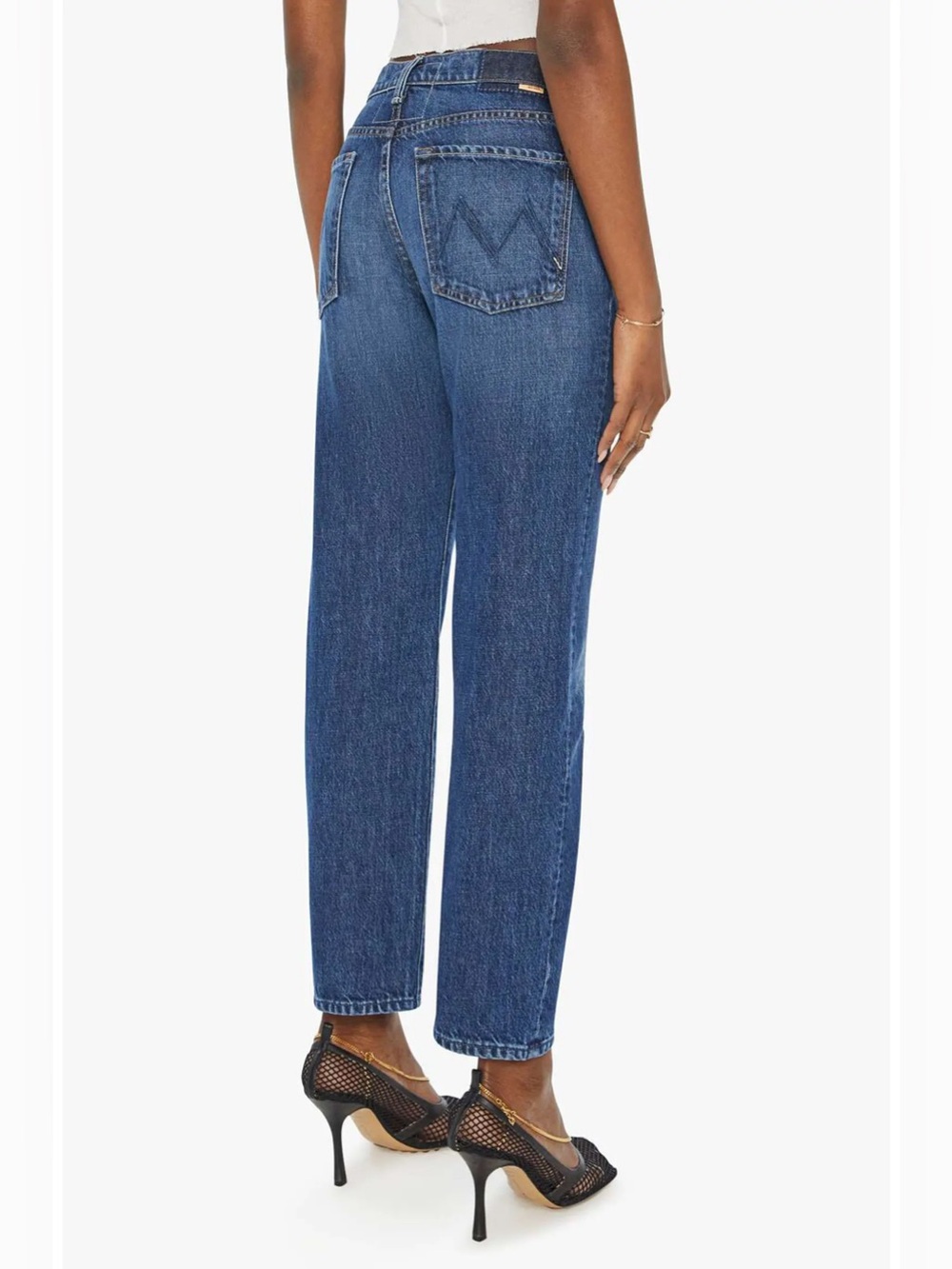 MOTHER The Ditcher Zip Flood Straight Leg Jeans